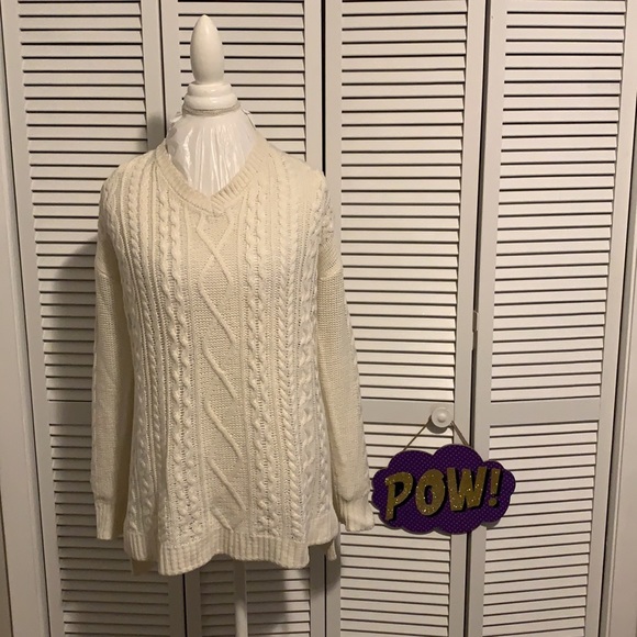 Cream Knitted Sweater - Picture 1 of 3